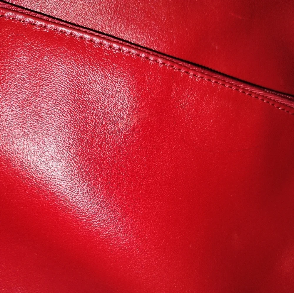 Gianni Bernini Elegant Red Shoulder Bag